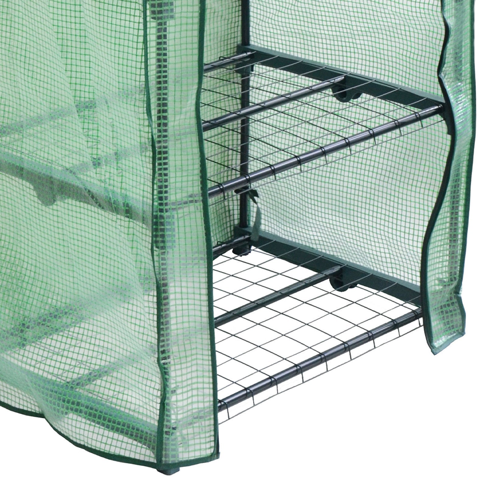 Mini Serra da Appartamento e Giardino Leggera Compatta facile da Montare con Copertura Resistente al Tempo e ai Raggi UV - Copertura in PE