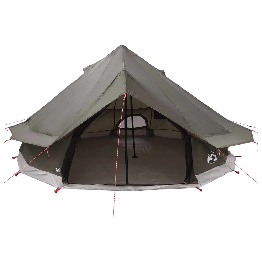 Tenda Tipi con tetto Marrone Grigio 700 x 700 x 395 cm 42029020