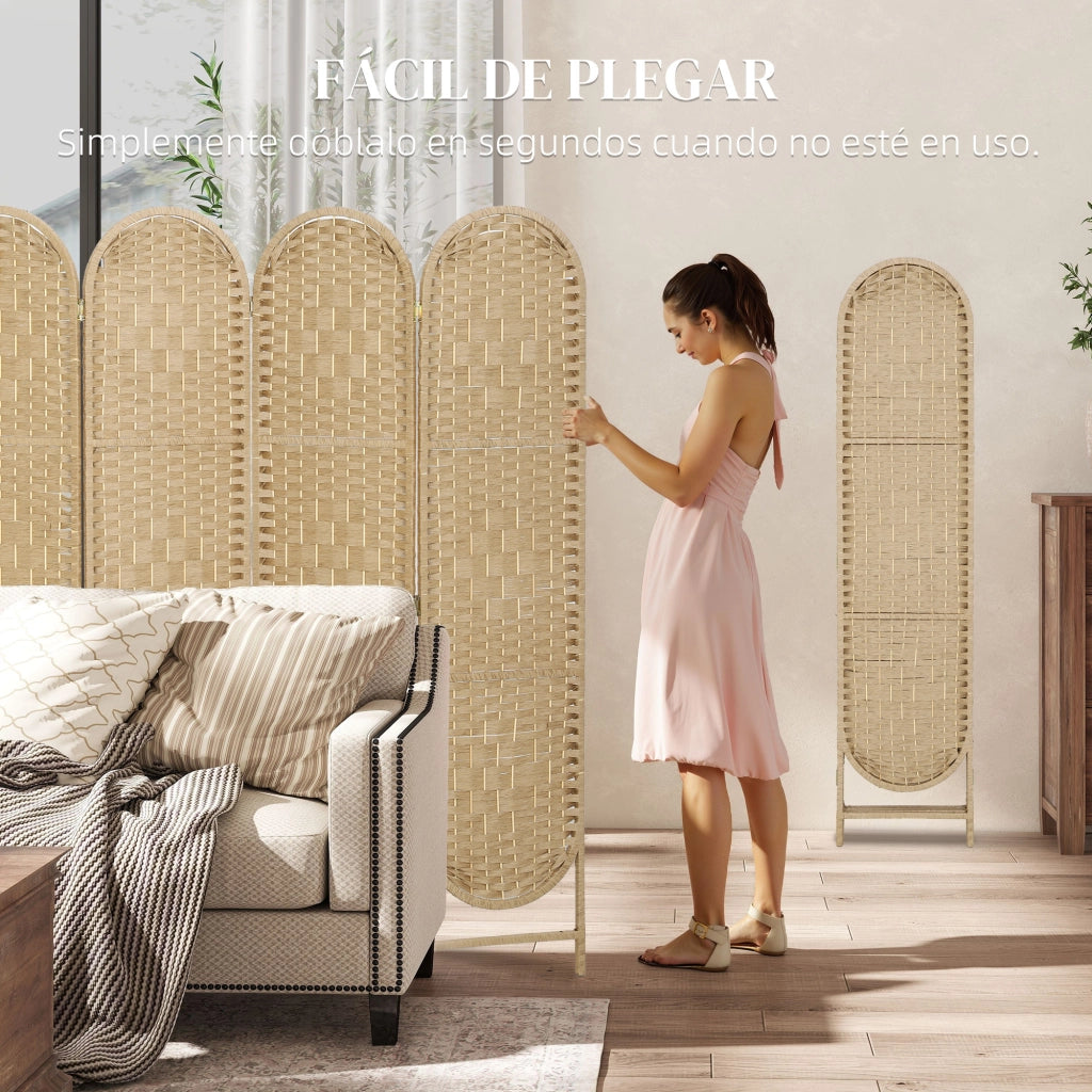 Libreria Divisorio 4 Ante Pieghevole ¨C Zephmum ¨C Legno 160x170 cm