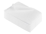 Panno Pulizia In Microfibra Waffle Nido Ape Ultra Assorbente Resistente Multiuso Specchi Vetri Cucina Bagno Auto XXL 40x40 Straccio Magico Asciugamani No Pelucchi