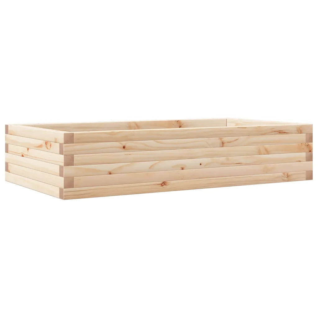 Fioriera da Giardino 110x60x23 cm in Legno Massello di Pino 847238