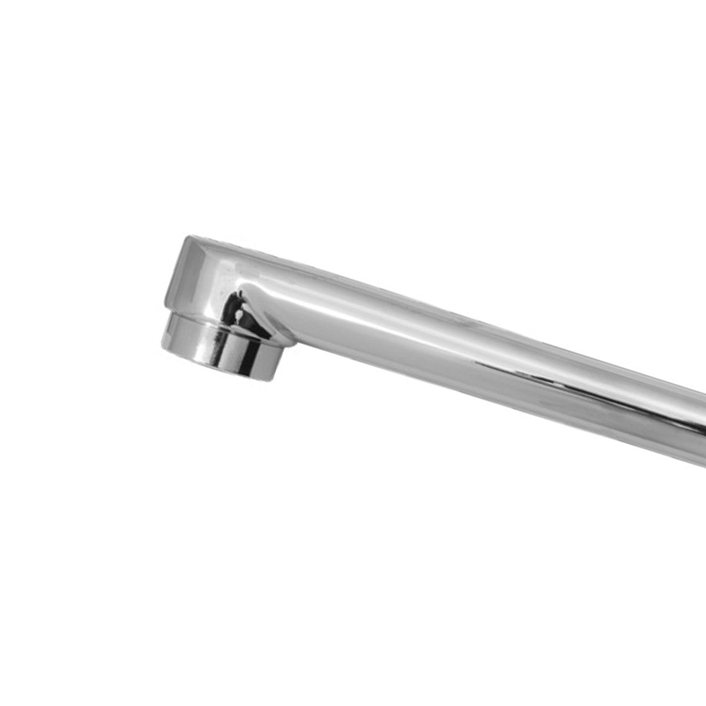 Bocca diritta cm 23 per lavello attacco a parete con rompigetto