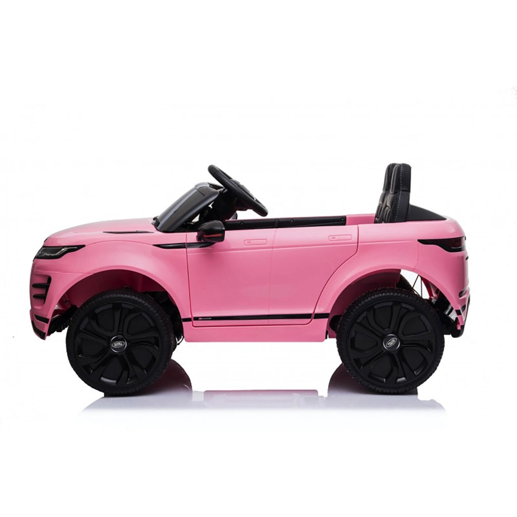 Macchina Elettrica per Bambini Licenza Land Rover Evoque 12V con Telecomando Rosa