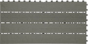 Tegli da giardino - sistema a click - stile e robusti - facili da mantenere & resistenti - grigio chiaro moderno - 30x60 cm
