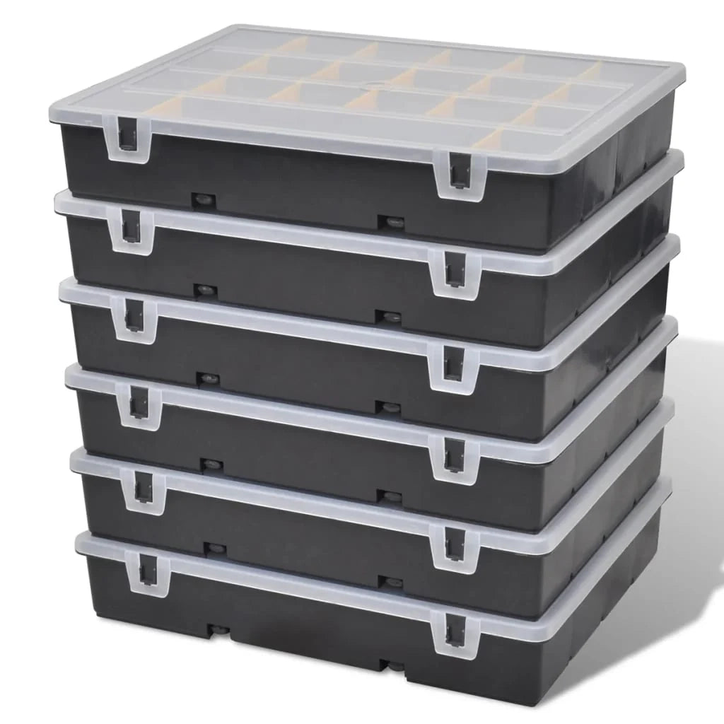 Set di 6 valigie portaoggetti con scomparti portautensili 02_0003218