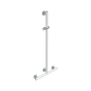 Saliscendi doccia serie raffaello 50x120 inox lucido, bianco opaco