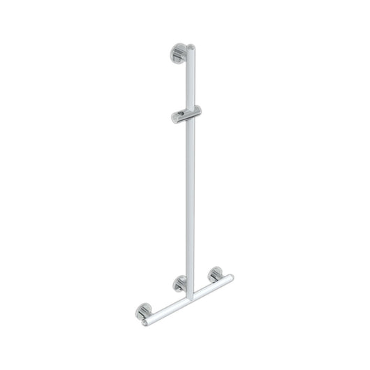 Saliscendi doccia serie raffaello 50x120 inox lucido, bianco opaco