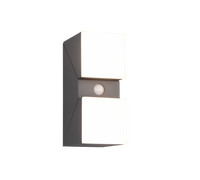 Applique da esterno LED 2 luci, alluminio, antracite, 9x28x11 cm, Avon