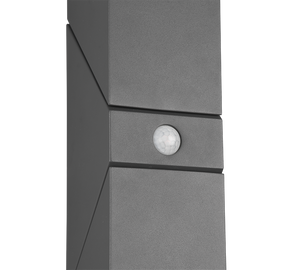 Applique da esterno LED 2 luci, alluminio, antracite, 9x28x11 cm, Avon