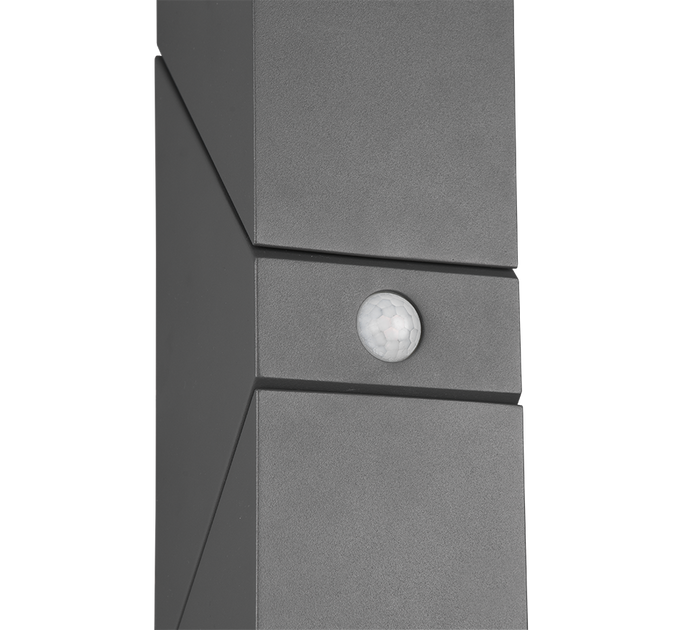 Applique da esterno LED 2 luci, alluminio, antracite, 9x28x11 cm, Avon