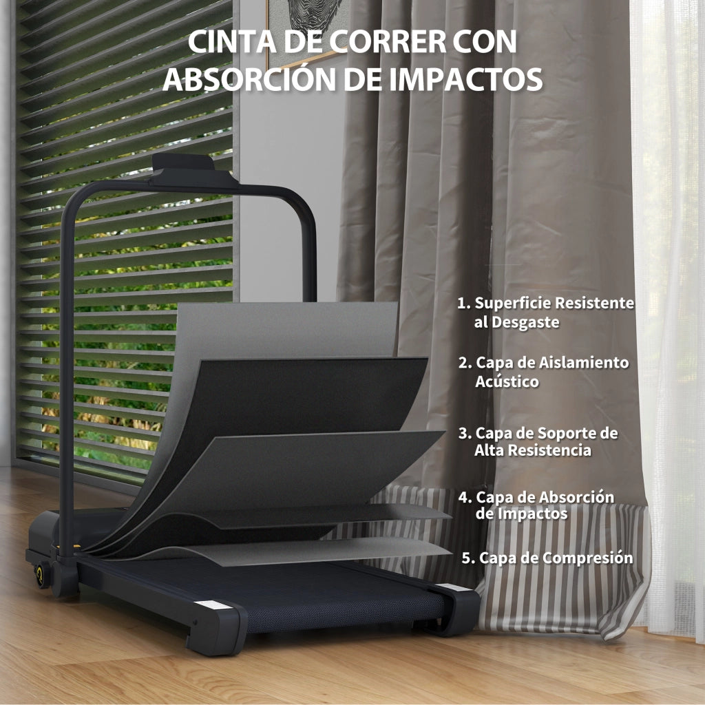 Tapis Roulant Pieghevole ¨C Xylo ¨C 2,5 HP, Display LED, Max 10 km/h, Nero