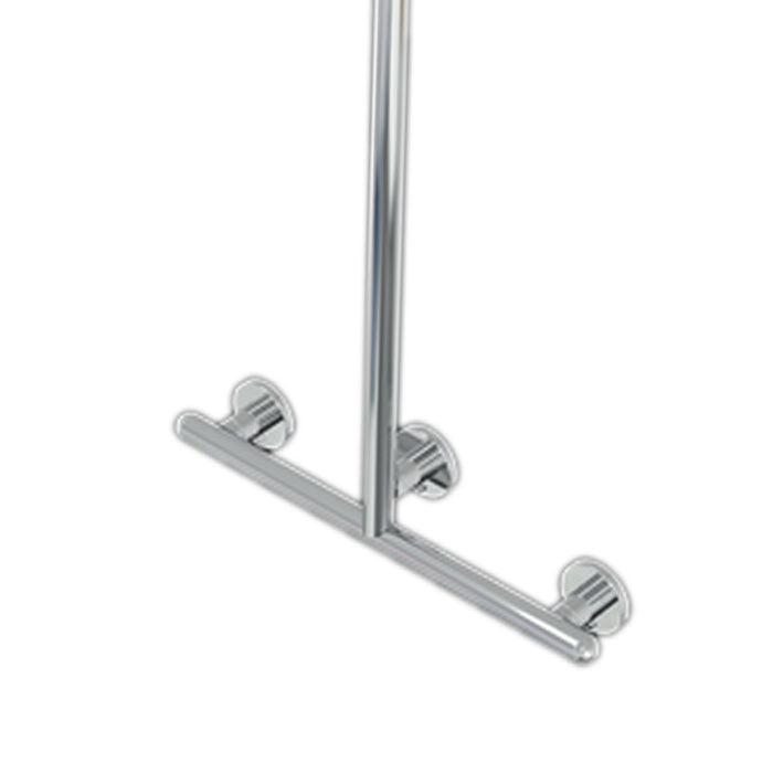 Saliscendi doccia serie raffaello 50x120 inox cromo