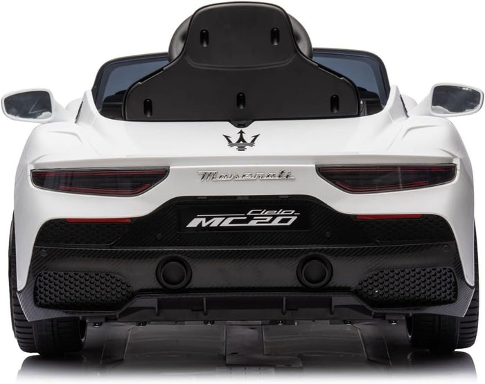 Macchina Elettrica per Bambini Licenza Ufficiale Maserati 10,8V 5Ah Bianco