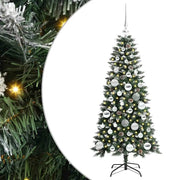 Albero di Natale Artificiale-Albero Natalizio con 150 LED Verde 120 cm 188206