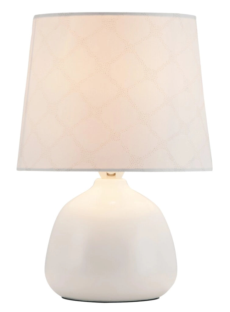 Lampada da tavolo bianca in ceramica E14 Ellie 4379 Rabalux