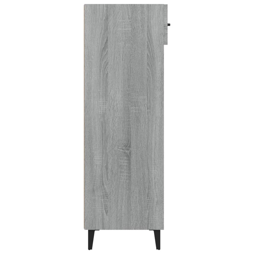 Scarpiera mobile contenitore per scarpe mobile per ingresso/corridoio/soggiorno design Sonoma 60 x 35 x 105 cm legno ingegnerizzato grigio 02_0022081