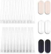 Bandini di sostegno per reggiseno 10 pezzi - Adattabili/Antiscivolo - Translucidi/Siliconati - Bandini di sostegno sostituibili per reggiseno - Diversi stili - Aspetto più sottile - Bandini di sostegno per reggiseno