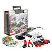 Smerigliatrice Angolare 710W in valigetta: 100 accessori