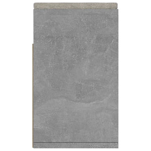 Scarpiera con Cuscino Grigio Cemento 104x30x49 cm in Truciolato cod mxl 55873