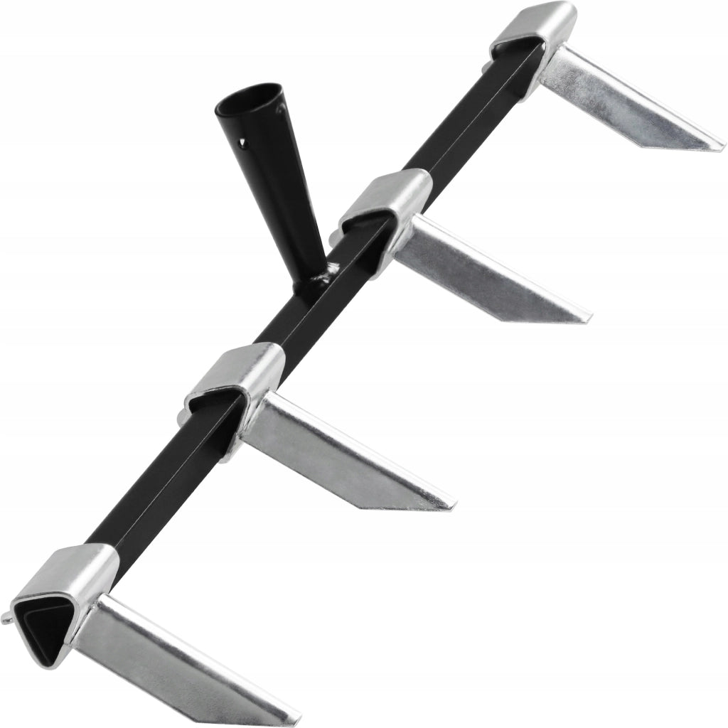 Marcatore da giardino KADAX per semina, file e aiuole, a 4 denti, 50 cm