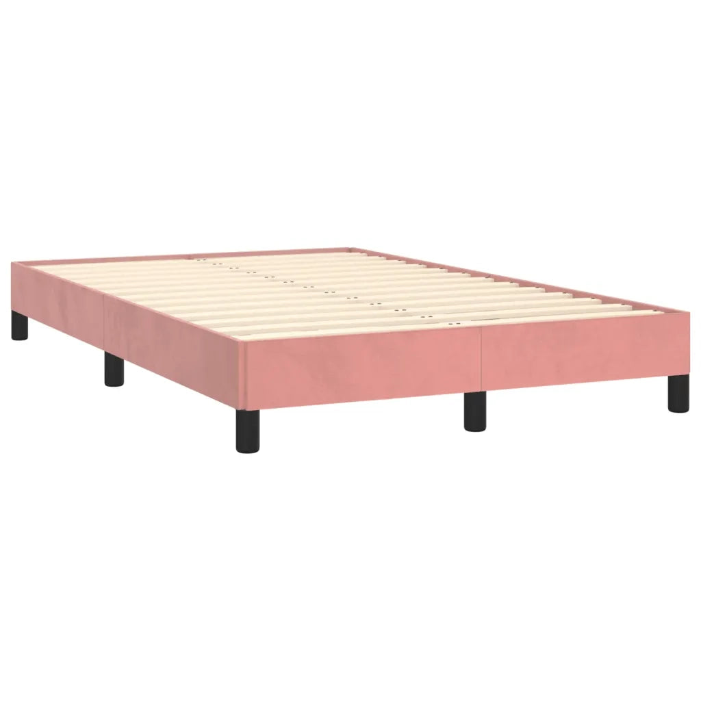 Giroletto senza Materasso Rosa 120x190 cm Velluto 3269630