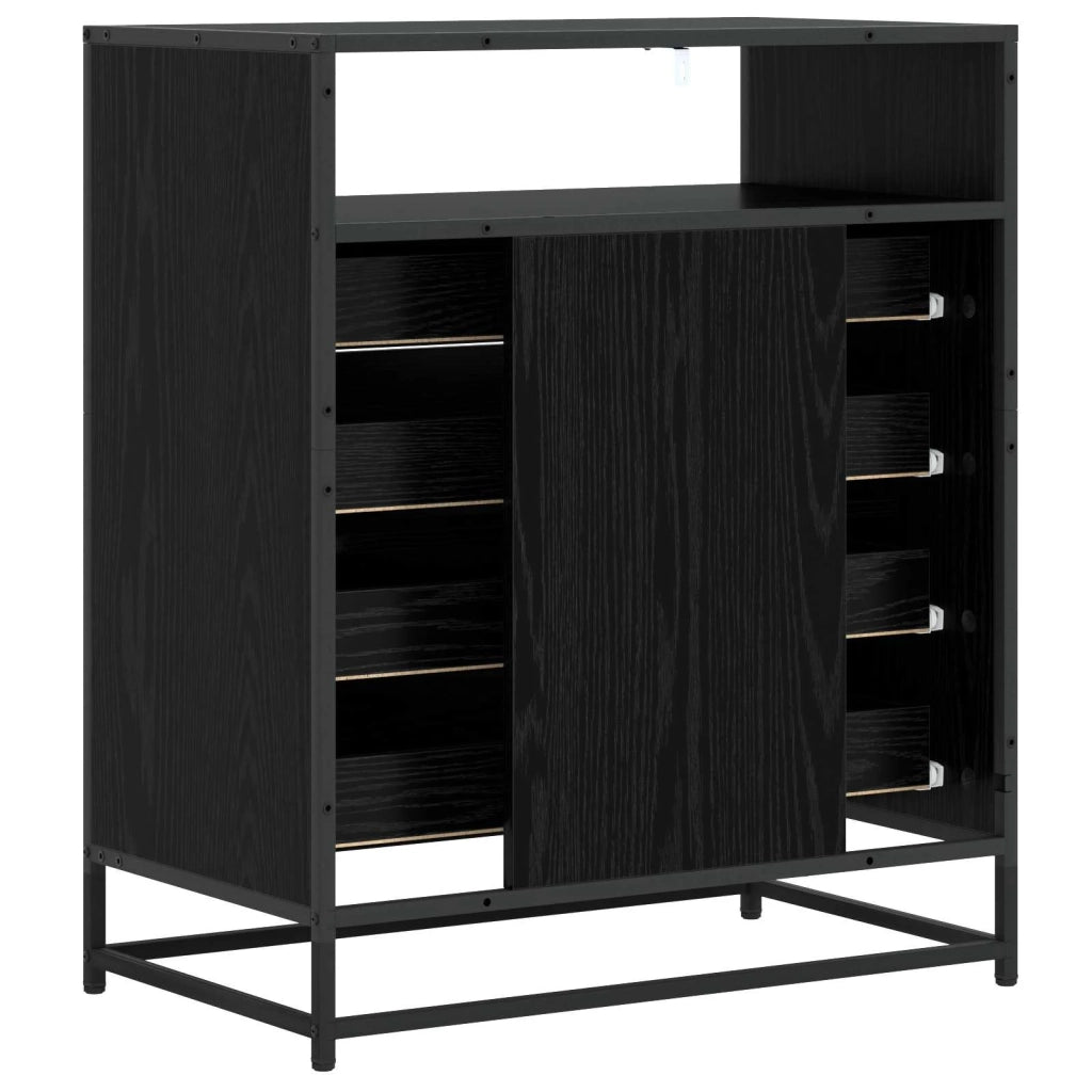 Mobile con Cassetti 4-Cassetto Rovere nero 70 x 41 x 83,5 cm 8010314