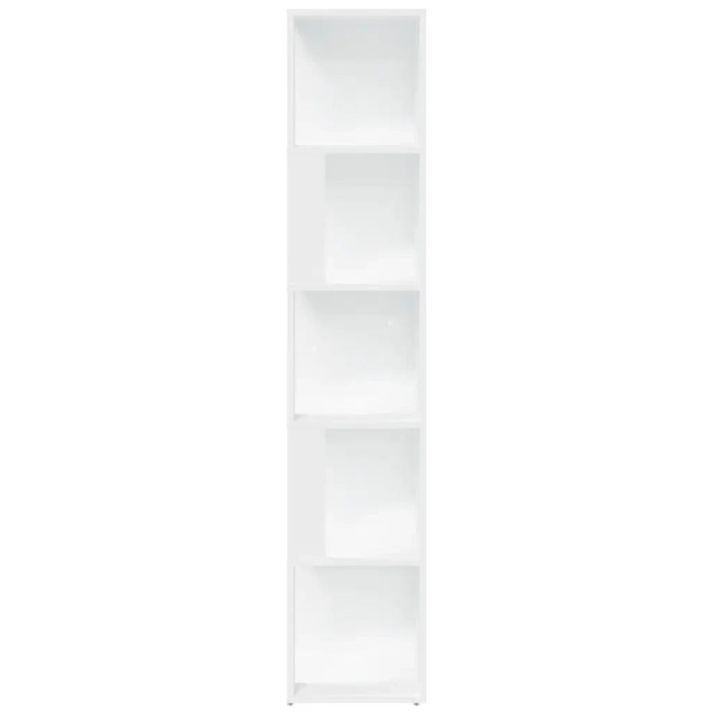 Armadio Angolare Bianco 33x33x164,5 cm in Truciolato 809044