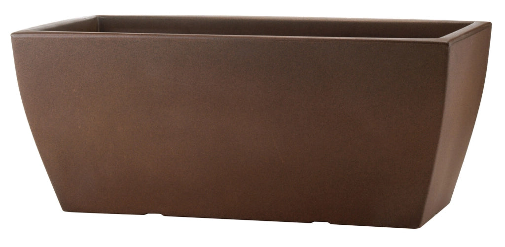 Vaso 29x58x25cm in Resina Tulli Jardinera Veneto Essential 58 Bronzo