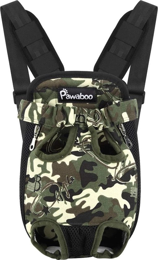 Zaino da Spalla per Cani, Zampe Regolabili, Zaino Portatile per Viaggi, Respirabile e Comodo, Ideale per Piccoli e Medi Cani, Gatti e Puppi