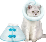 Collare per gatti Elizabeth, collare per gatti schiacciante e moderno, collare per gatti Elizabeth, collare per gatti morbido, collare per gatti protettivo, collare per gatti e cani Elizabeth (M/Blu)