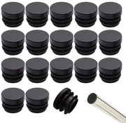 Stopper per Tubi Antislip in Plastica - Nero - Design - 32 Pezzi - Adatto per Ø 16 mm Tubi - Stopper per Tubi Antiscivolo