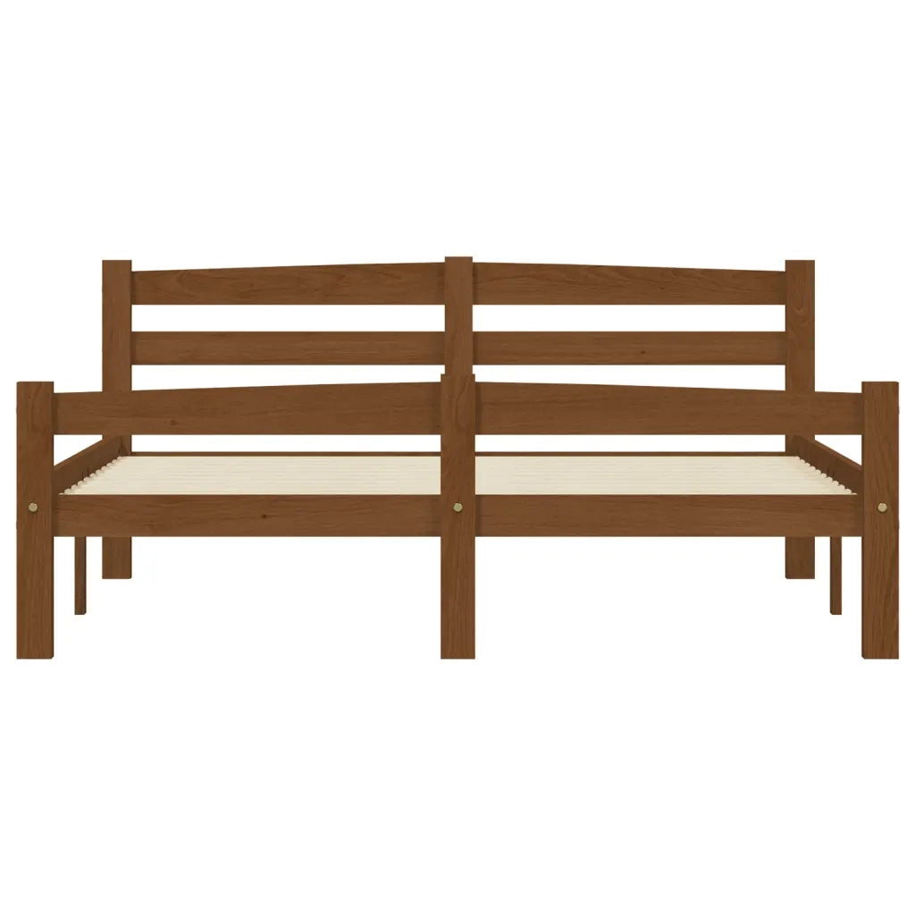 Giroletto senza Materaso Ambrato in Legno di Pino 120x200 cm 322077