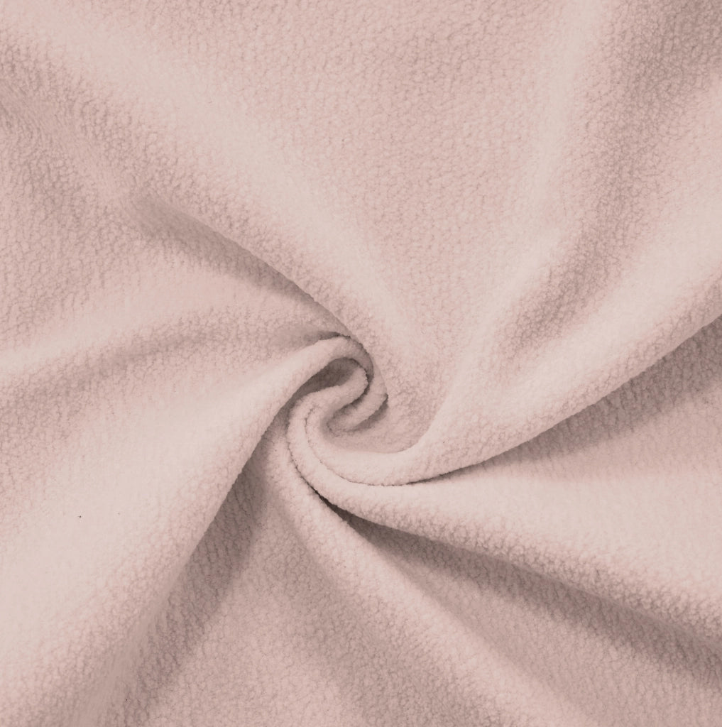 Divano modulare con pouf mobili in ciniglia rosa