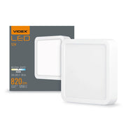 Plafoniera LED quadrata bianca 10W 1250lm 3CCT Videx