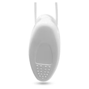 Fiocco Peso per Corda Tenda da Interno in Plastica 45g - Made in Italy - Bianco - 9x4cm