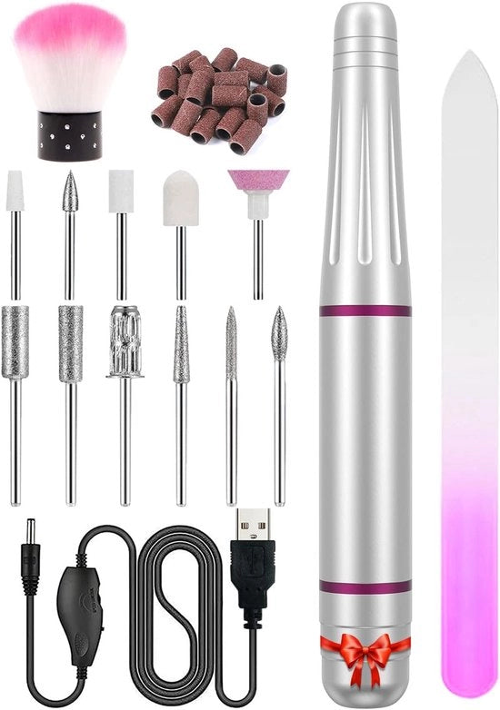 Vijilatrice elettrica professionale - Set manicure e pedicure 11 in 1 - Argento 

Modello: 
Specifica tecnica: 
Codice prodotto: