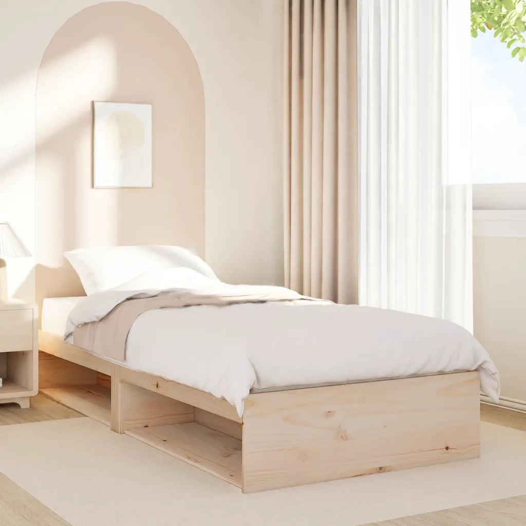 Dormeuse senza Materasso 100x200 cm in Legno Massello di Pino 859238