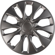 Borchie Copricerchio auto antracite singolo monte carlo 16'' in ABS