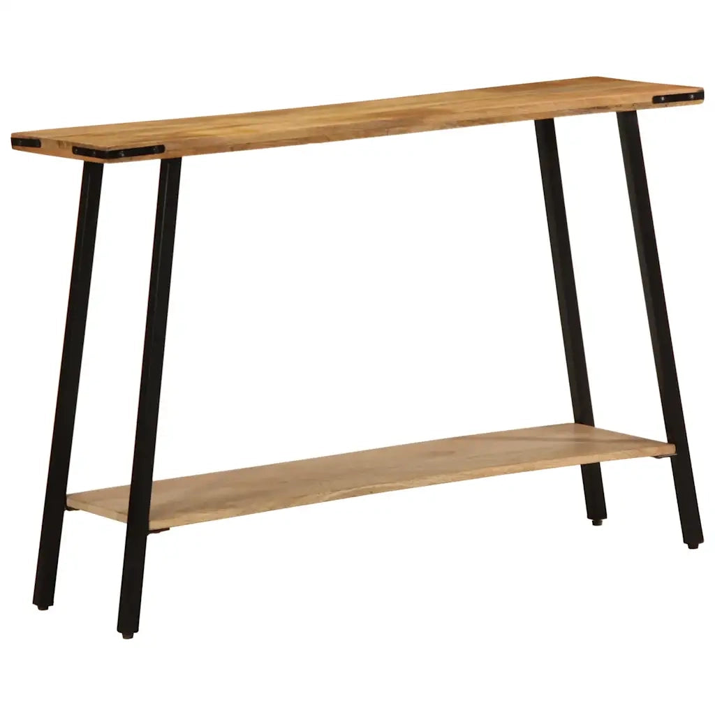 Tavolo Consolle 110x30x75 cm in Legno Massello di Mango 373615