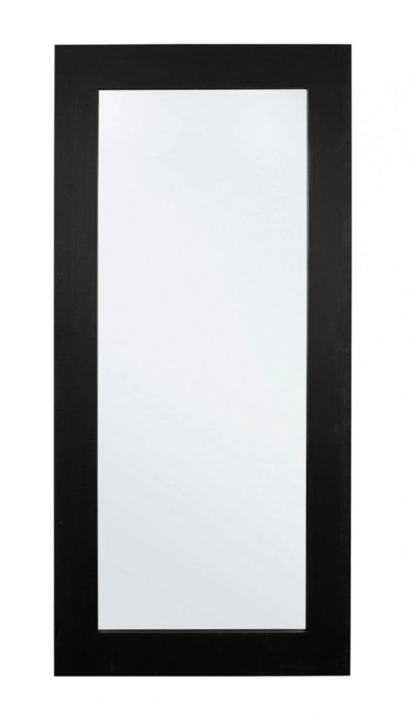 Specchio Rettangolare Legno Nero Moderno da Interno 82x172 - YOUNG