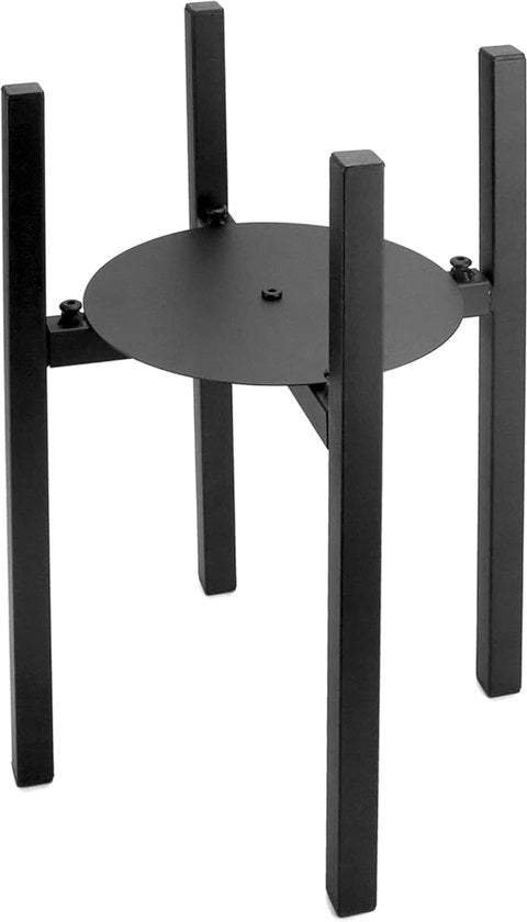 Stendardo per piante metallico regolabile larghezza 20-30cm nero per interni ed esterni