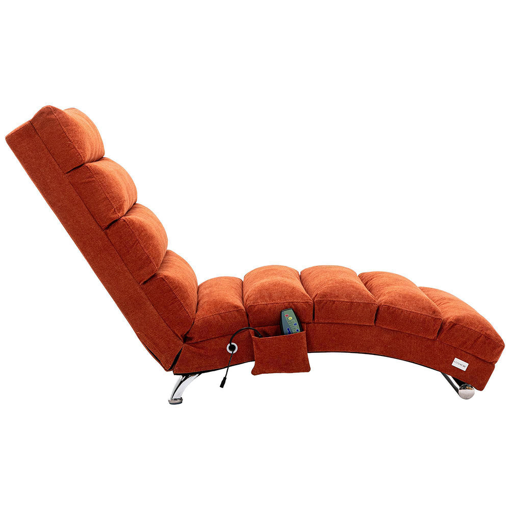 Poltrona relaxante - Xylo - Supporto completo corpo vibrazione dolce tasche laterali