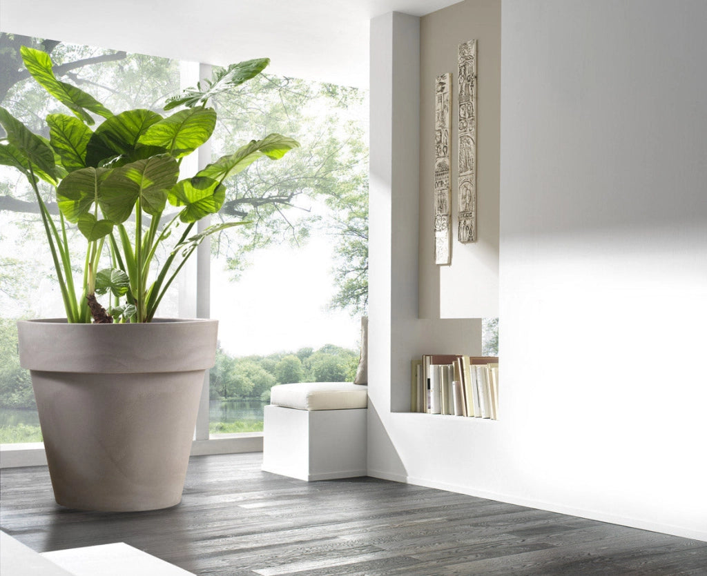 Vaso Ø140x128 cm in Polietilene Standard One 140 Cappuccino