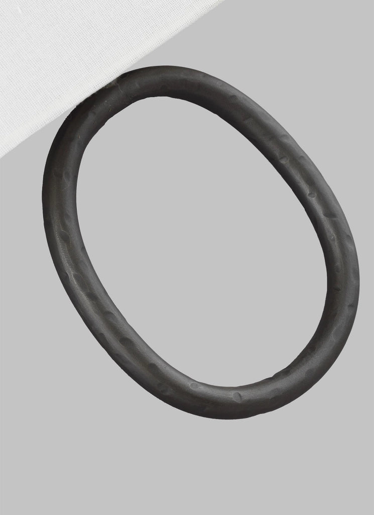 Applique Contemporanea Indo Acciaio Ferro Antico 1 Luce E27