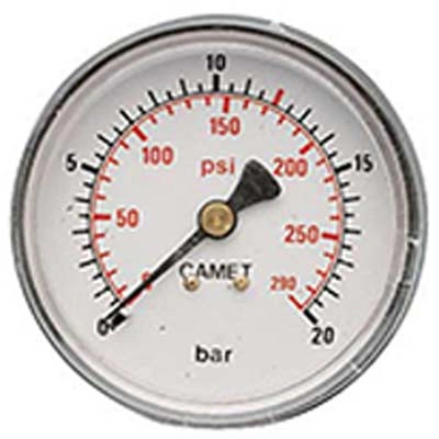 MANOMETRO AC POSTERIORE ANI - ATTACCO POSTERIORE 1/4M BAR 0/13- 2 pezzi
