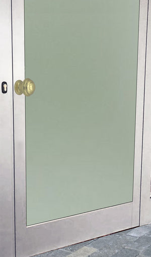 Maniglia su rosetta tonda SAGUATTI  271/60BQ in alluminio oro lucido