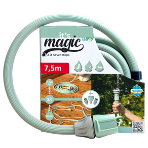 Kit tubo estensibile da 7,5 metri di diametro 1/2" con doccetta