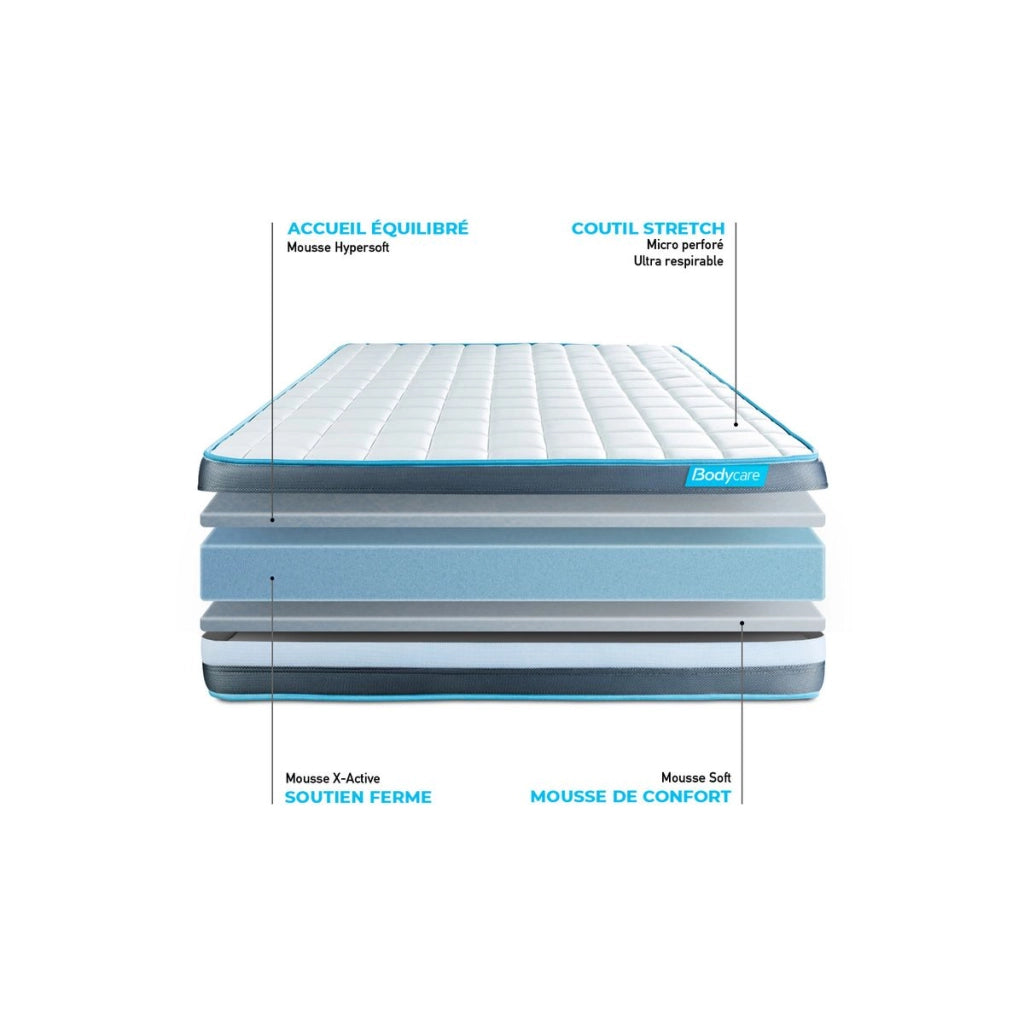 Materasso 90x200 cm Memory foam - Bodyform