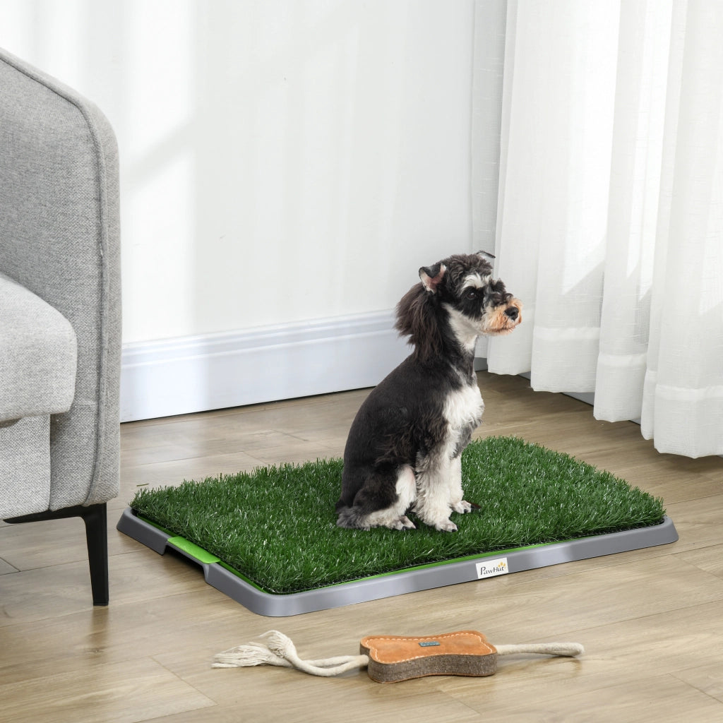 Toilette per Cani con Prato Sintetico ¨C zephmum ¨C 67x41x3.5 cm