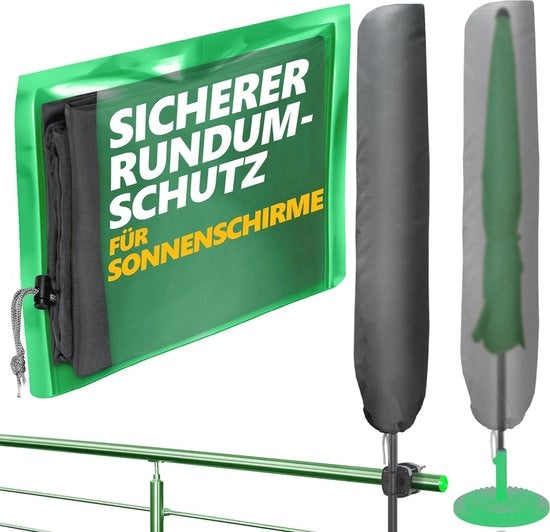 Copertura per ombrelloni ronde e quadrate fino a 200 cm - impermeabile e resistente ai raggi UV